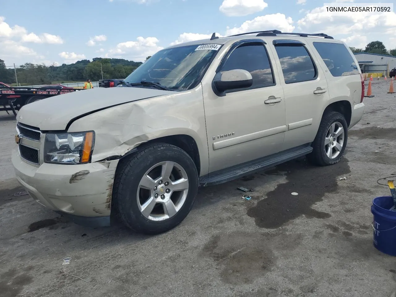 2010 Chevrolet Tahoe C1500 Ls VIN: 1GNMCAE05AR170592 Lot: 69006994