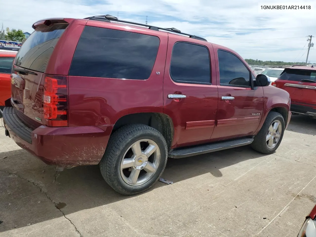 2010 Chevrolet Tahoe K1500 Lt VIN: 1GNUKBE01AR214418 Lot: 69606894