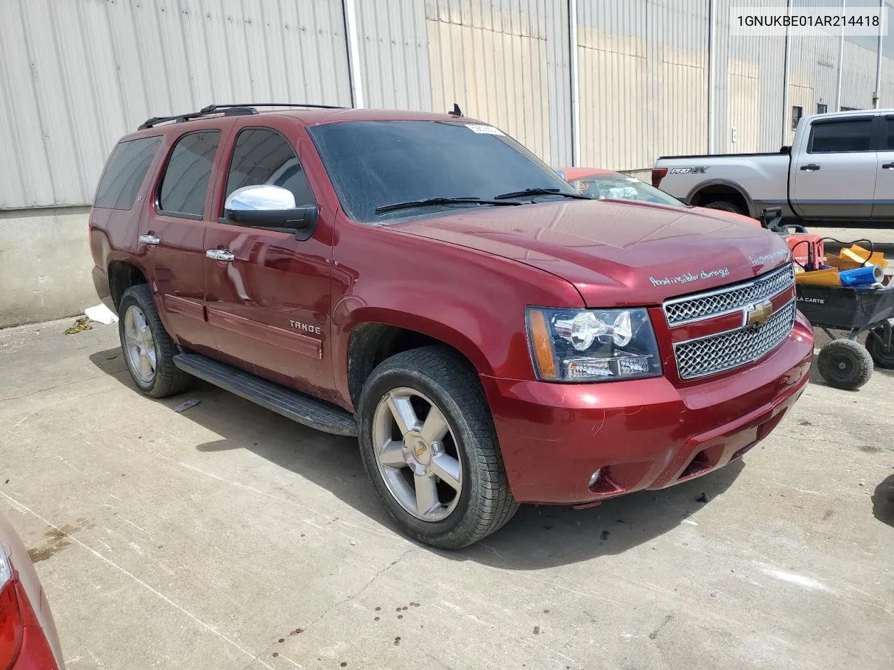 2010 Chevrolet Tahoe K1500 Lt VIN: 1GNUKBE01AR214418 Lot: 69606894