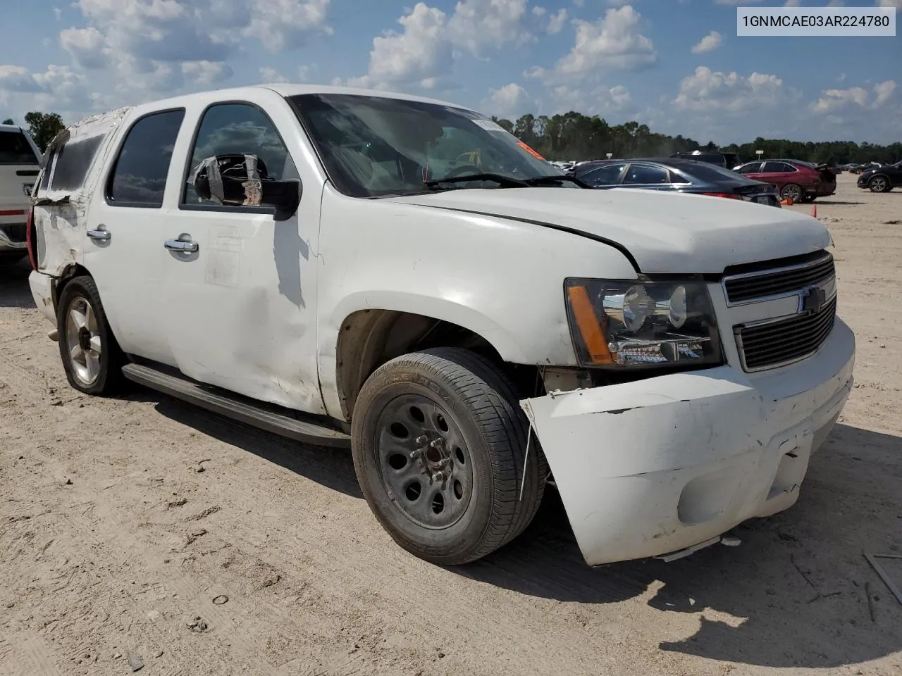 2010 Chevrolet Tahoe C1500 Ls VIN: 1GNMCAE03AR224780 Lot: 71670884