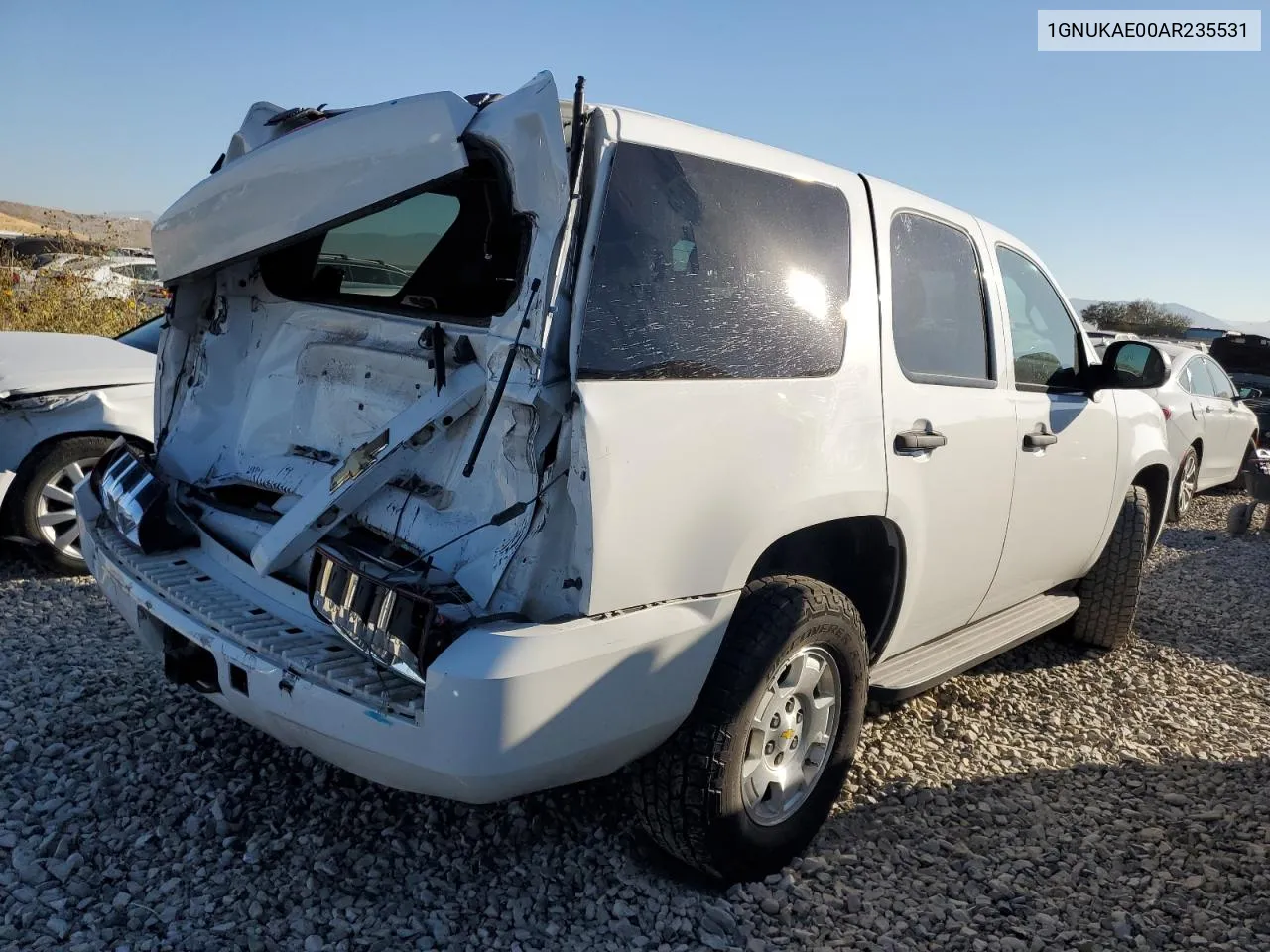 2010 Chevrolet Tahoe K1500 Ls VIN: 1GNUKAE00AR235531 Lot: 72624704