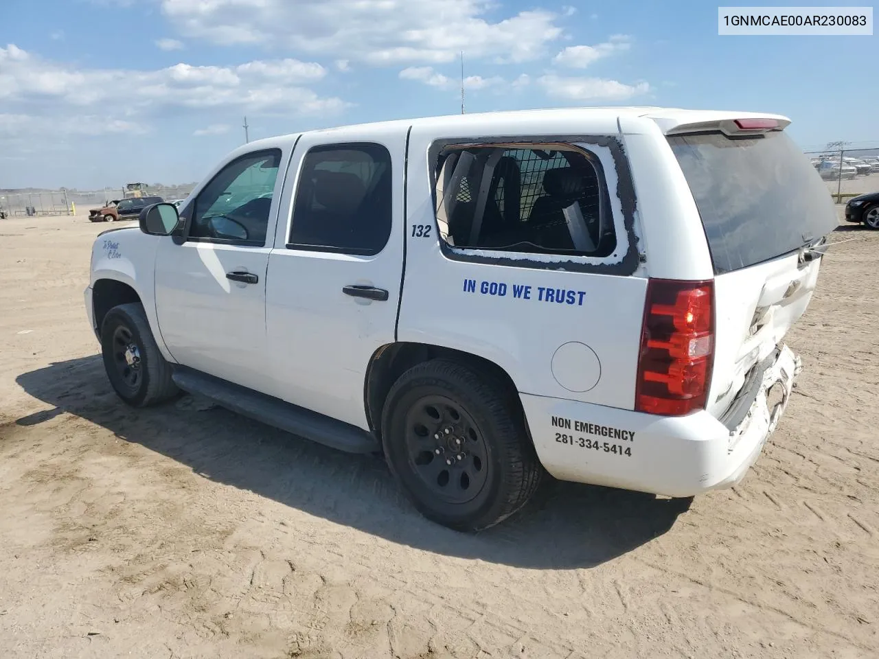 2010 Chevrolet Tahoe C1500 Ls VIN: 1GNMCAE00AR230083 Lot: 73225434