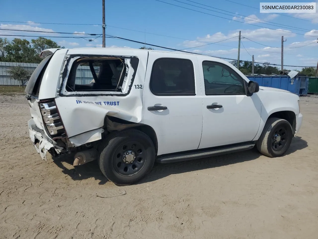 2010 Chevrolet Tahoe C1500 Ls VIN: 1GNMCAE00AR230083 Lot: 73225434