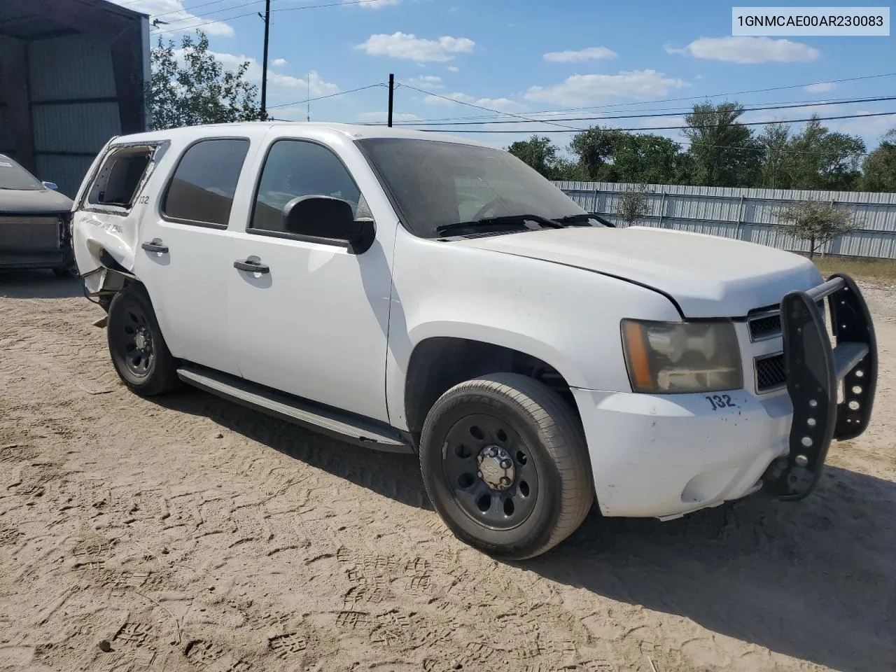 2010 Chevrolet Tahoe C1500 Ls VIN: 1GNMCAE00AR230083 Lot: 73225434