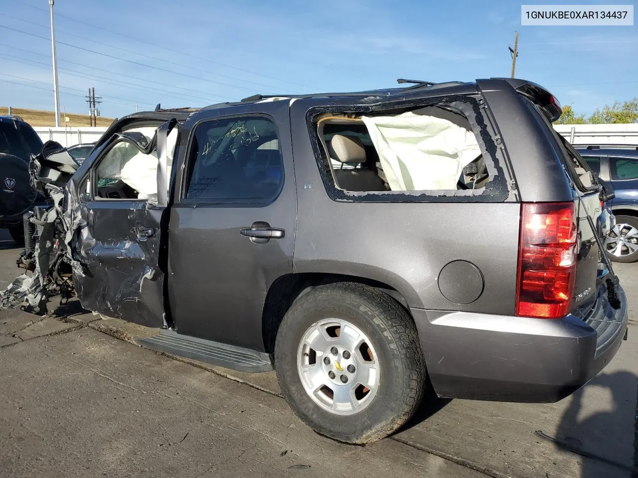 1GNUKBE0XAR134437 2010 Chevrolet Tahoe K1500 Lt