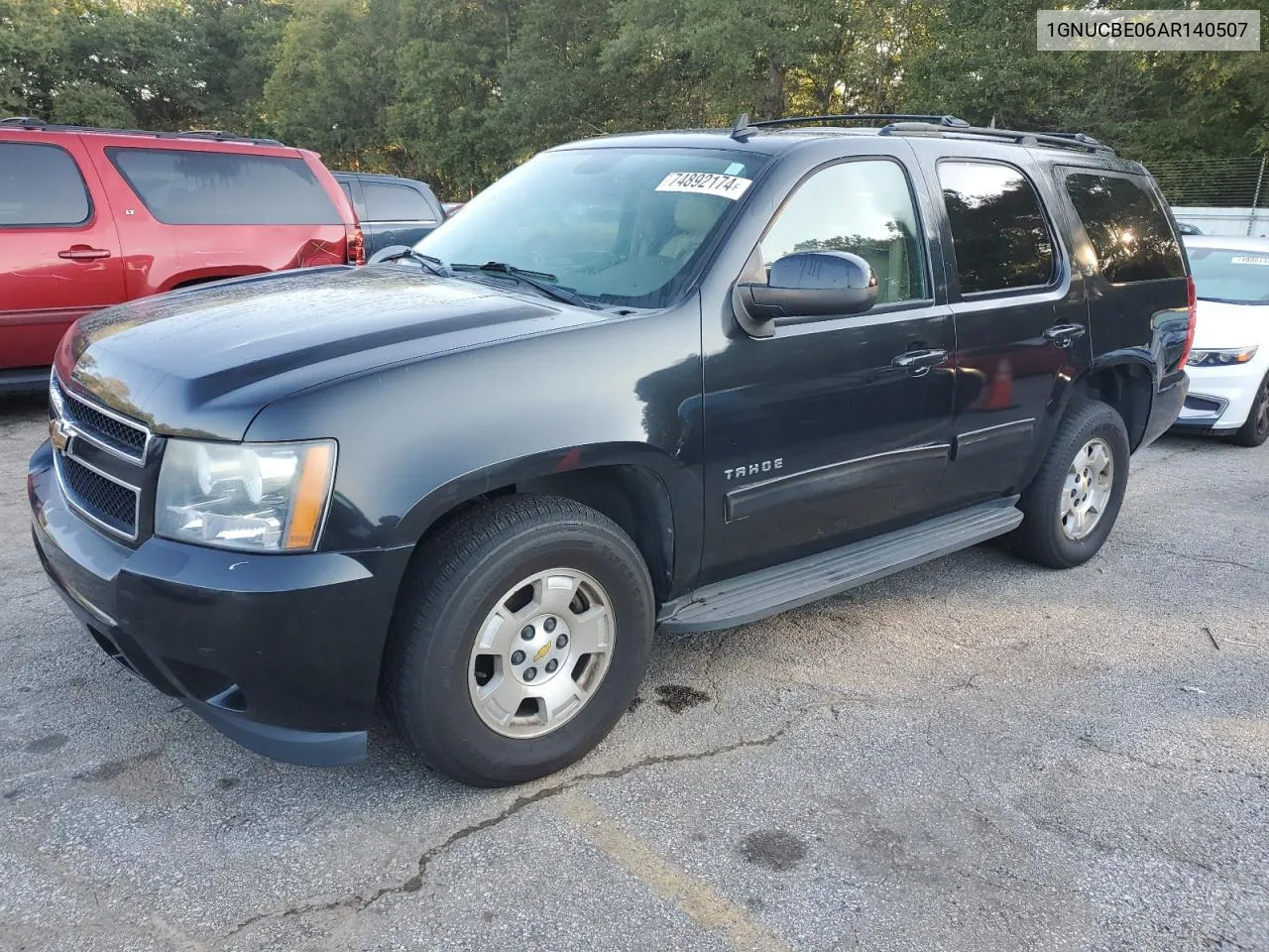 2010 Chevrolet Tahoe C1500 Lt VIN: 1GNUCBE06AR140507 Lot: 74892174