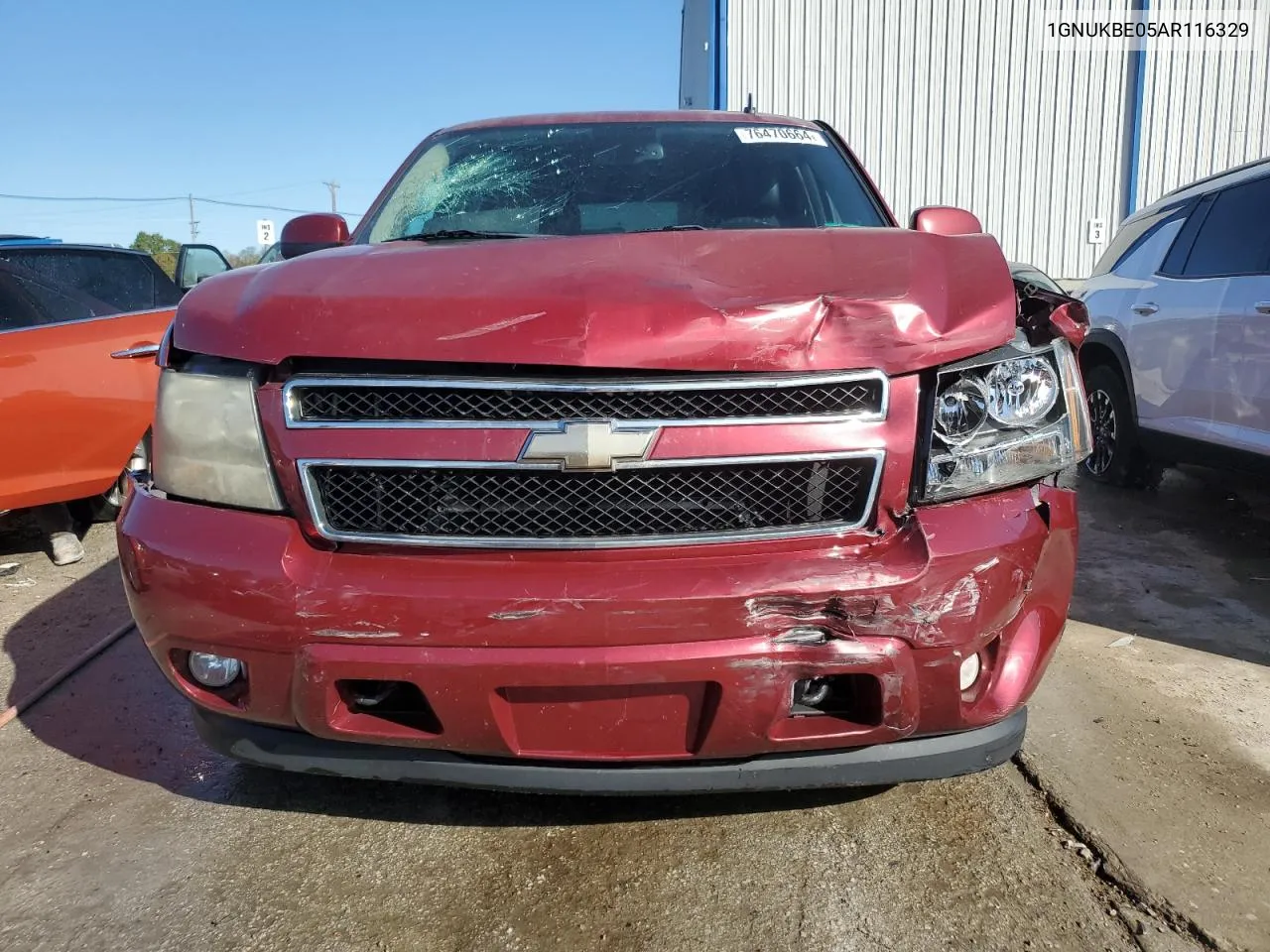 2010 Chevrolet Tahoe K1500 Lt VIN: 1GNUKBE05AR116329 Lot: 76470664