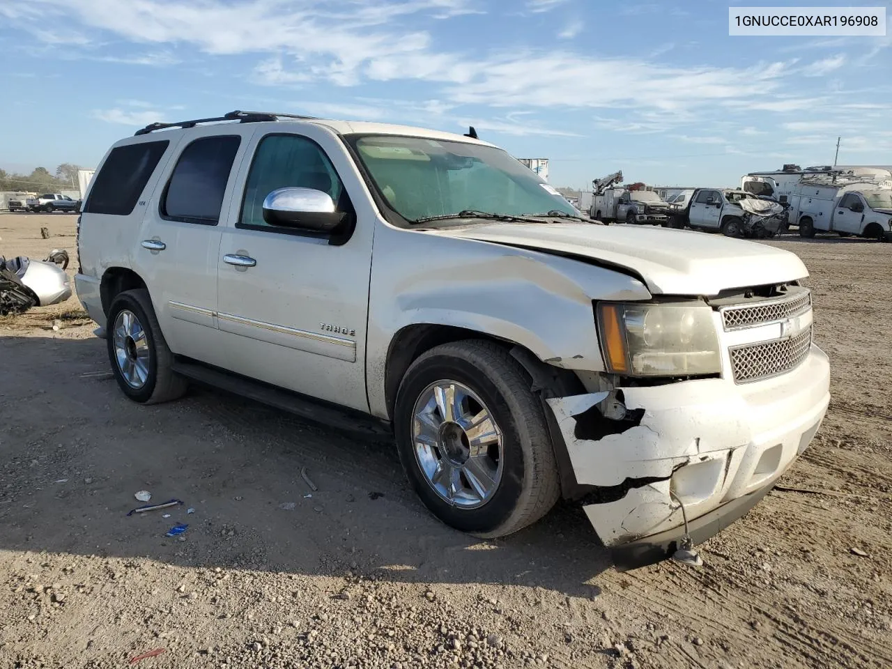 2010 Chevrolet Tahoe C1500 Ltz VIN: 1GNUCCE0XAR196908 Lot: 77384404