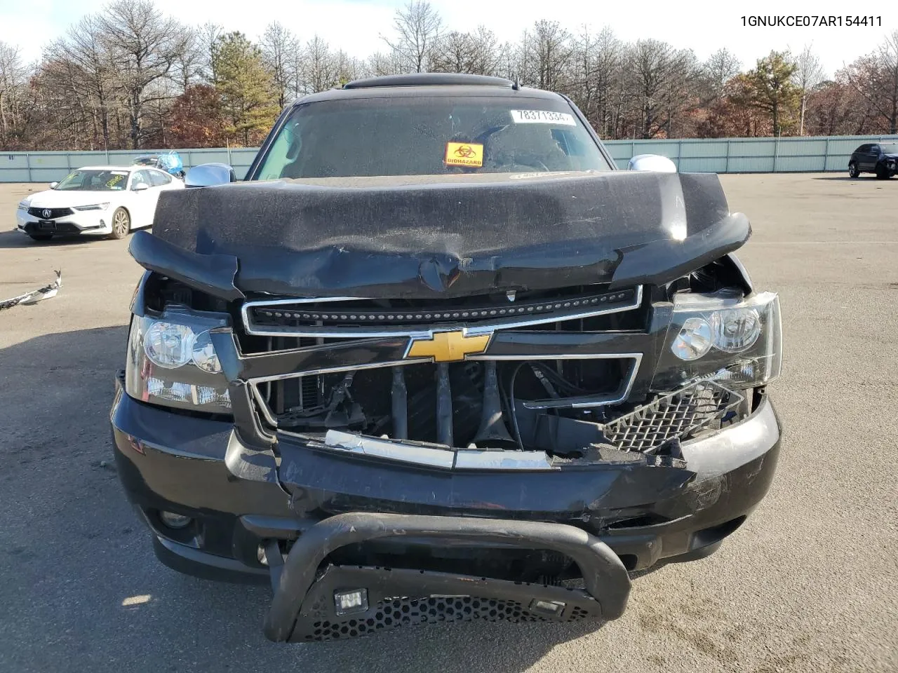 2010 Chevrolet Tahoe K1500 Ltz VIN: 1GNUKCE07AR154411 Lot: 78371334