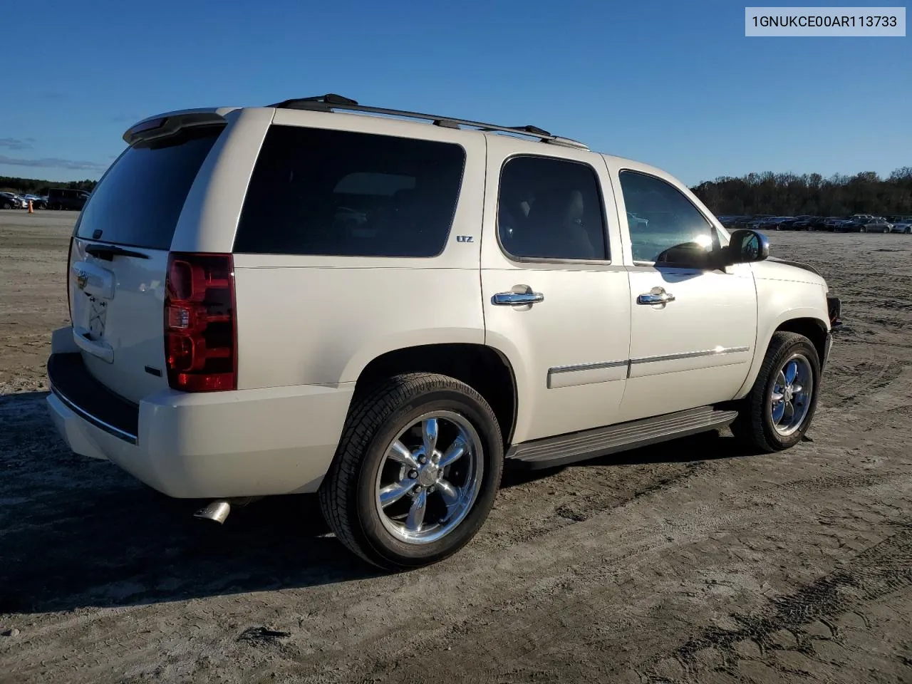 2010 Chevrolet Tahoe K1500 Ltz VIN: 1GNUKCE00AR113733 Lot: 80426264