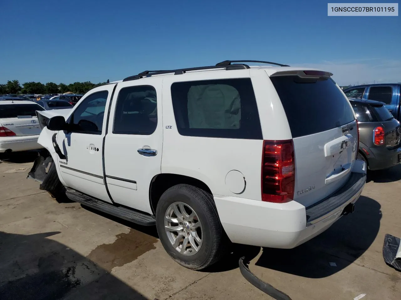 2011 Chevrolet Tahoe C1500 Ltz VIN: 1GNSCCE07BR101195 Lot: 57319234