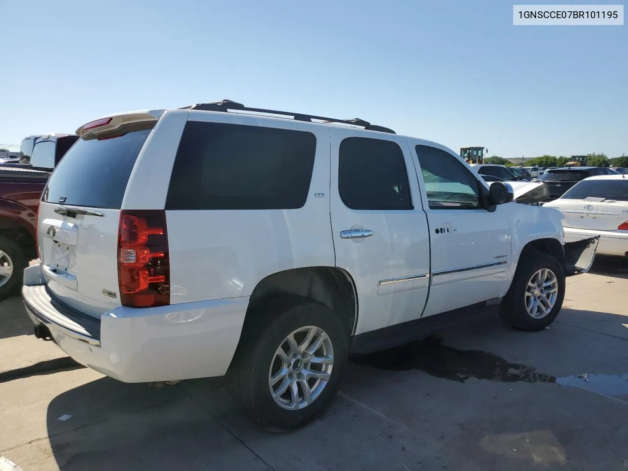 2011 Chevrolet Tahoe C1500 Ltz VIN: 1GNSCCE07BR101195 Lot: 57319234