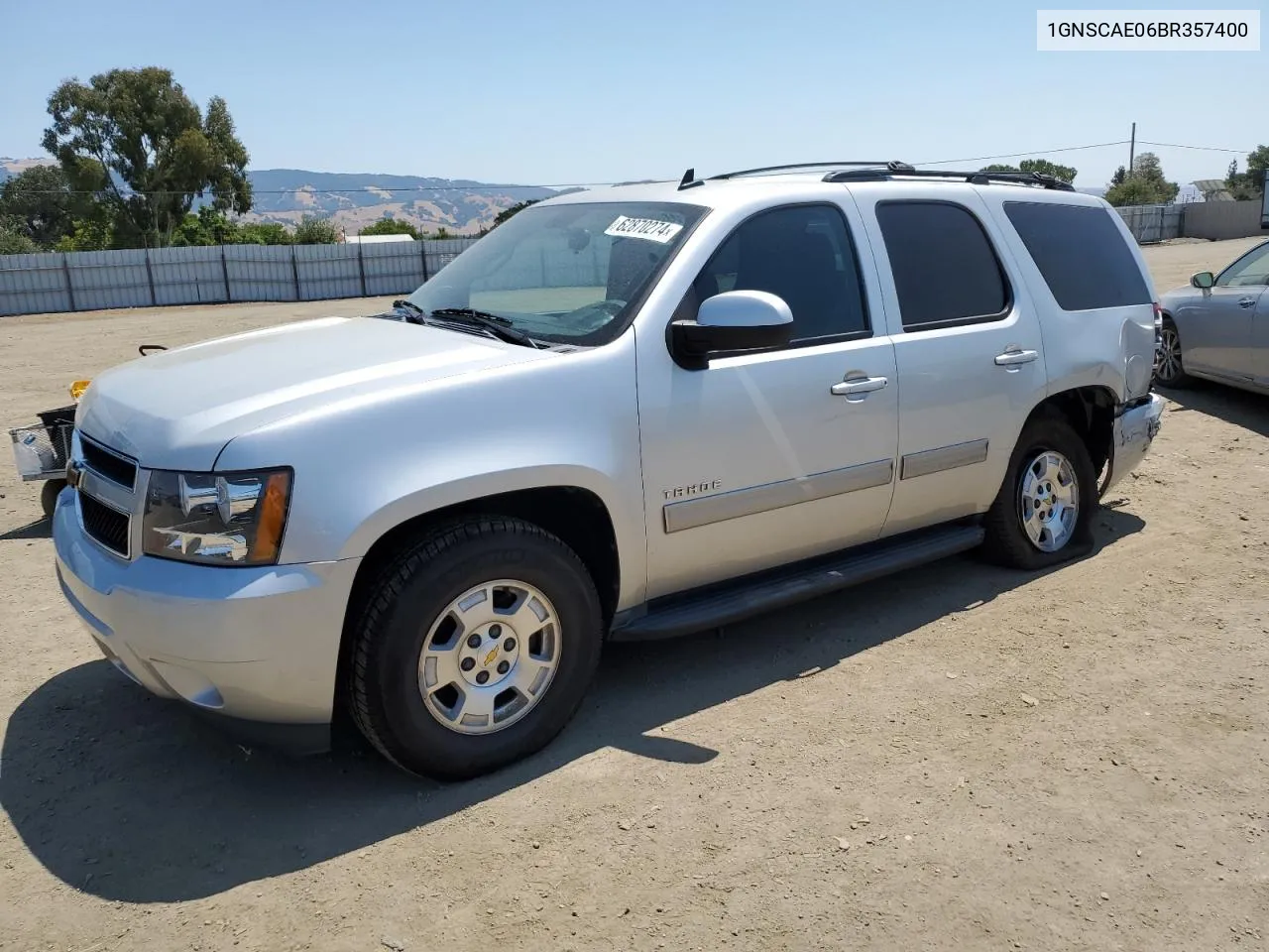 1GNSCAE06BR357400 2011 Chevrolet Tahoe C1500 Ls