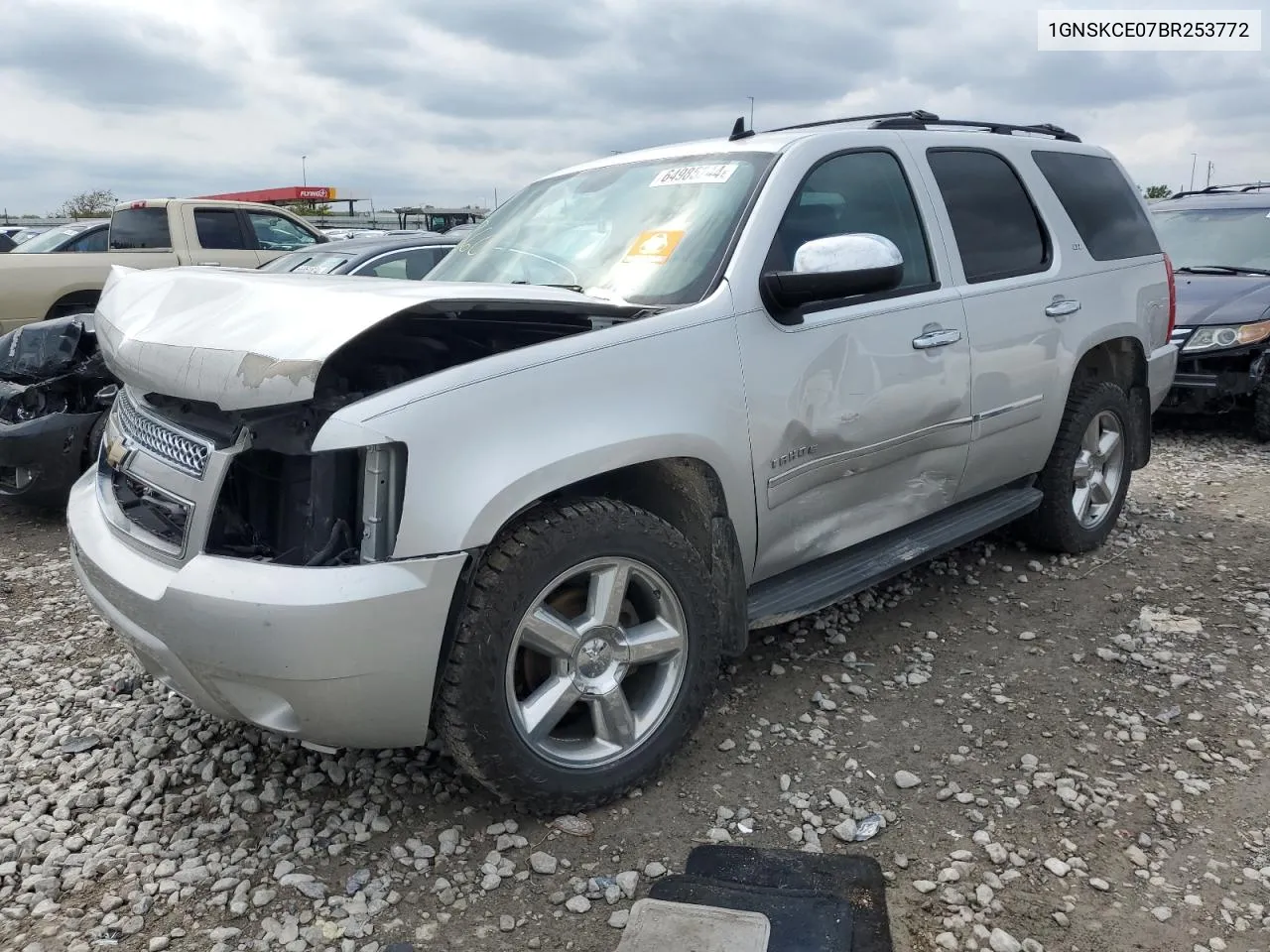 2011 Chevrolet Tahoe K1500 Ltz VIN: 1GNSKCE07BR253772 Lot: 64985244