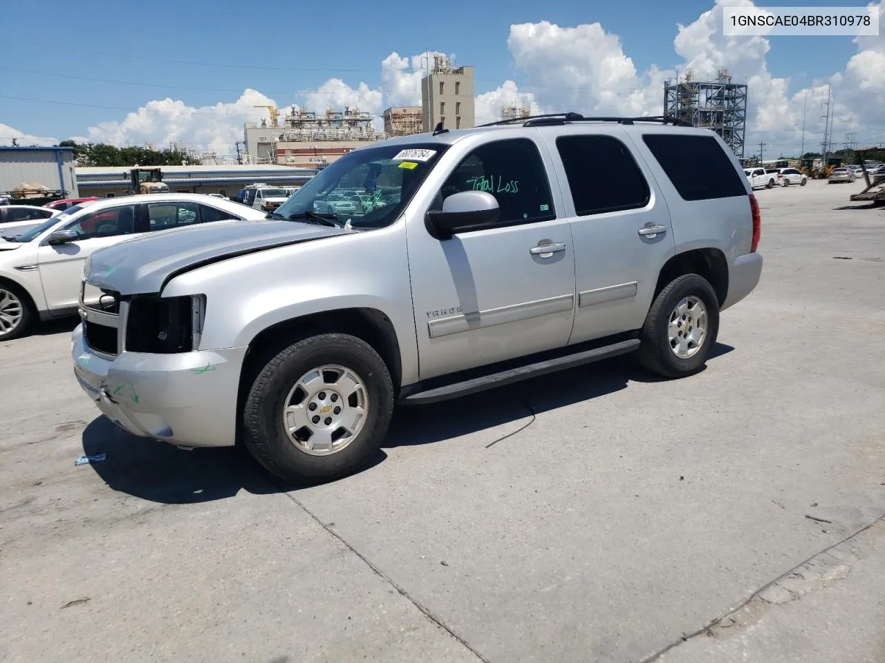 2011 Chevrolet Tahoe C1500 Ls VIN: 1GNSCAE04BR310978 Lot: 66076764