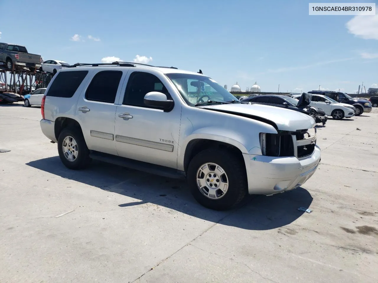 2011 Chevrolet Tahoe C1500 Ls VIN: 1GNSCAE04BR310978 Lot: 66076764