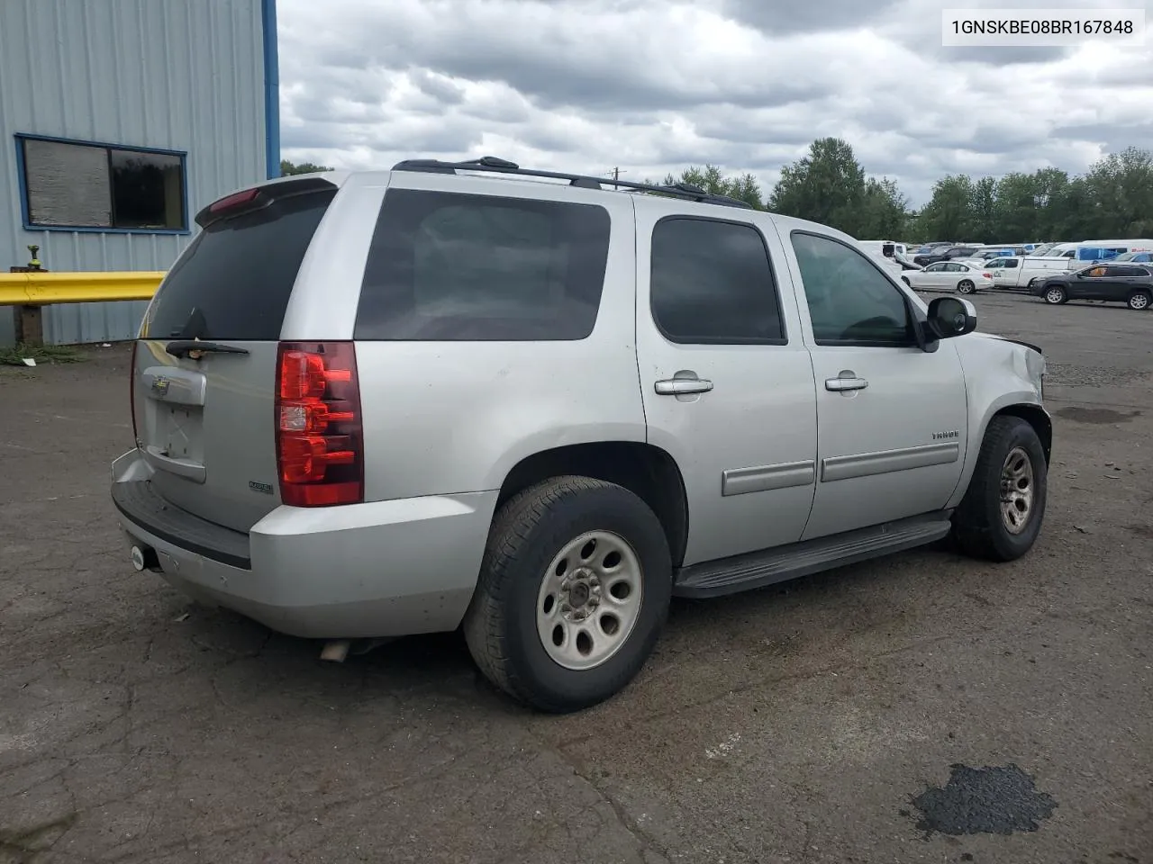 2011 Chevrolet Tahoe K1500 Lt VIN: 1GNSKBE08BR167848 Lot: 67205574