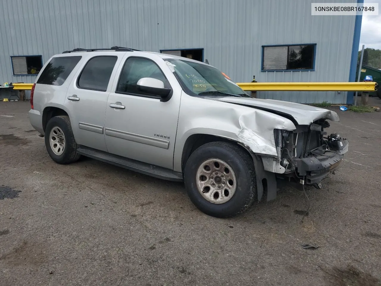 2011 Chevrolet Tahoe K1500 Lt VIN: 1GNSKBE08BR167848 Lot: 67205574