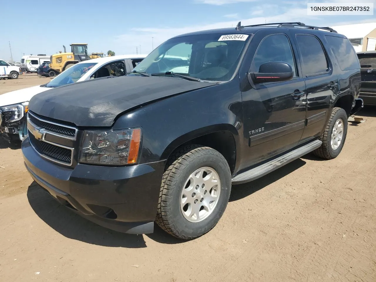 2011 Chevrolet Tahoe K1500 Lt VIN: 1GNSKBE07BR247352 Lot: 69563644