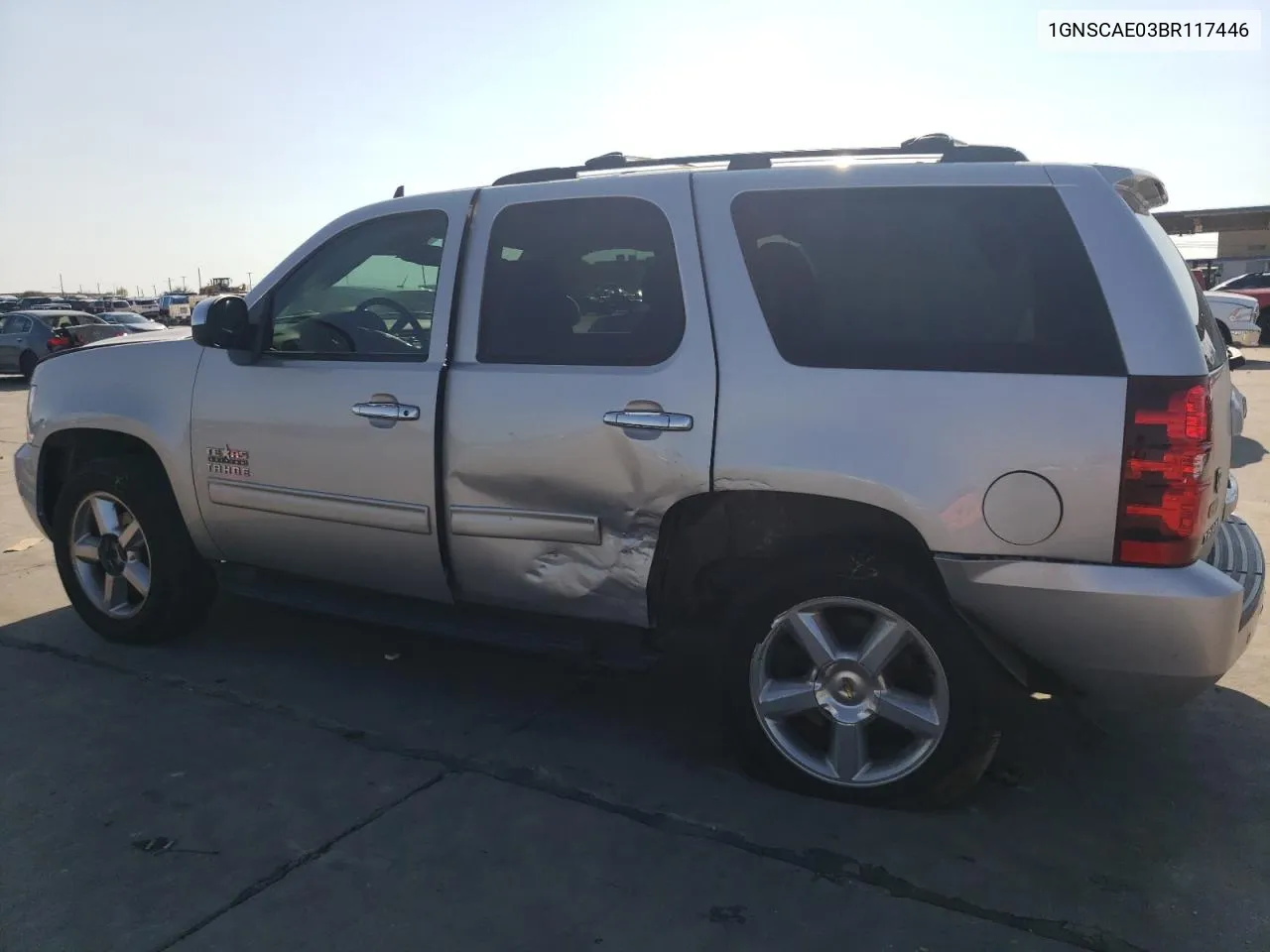 2011 Chevrolet Tahoe C1500 Ls VIN: 1GNSCAE03BR117446 Lot: 71228734