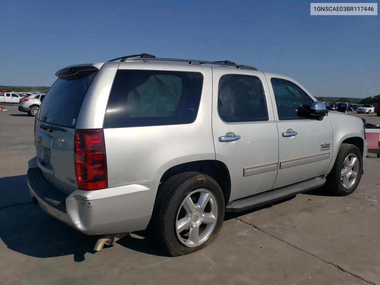 2011 Chevrolet Tahoe C1500 Ls VIN: 1GNSCAE03BR117446 Lot: 71228734