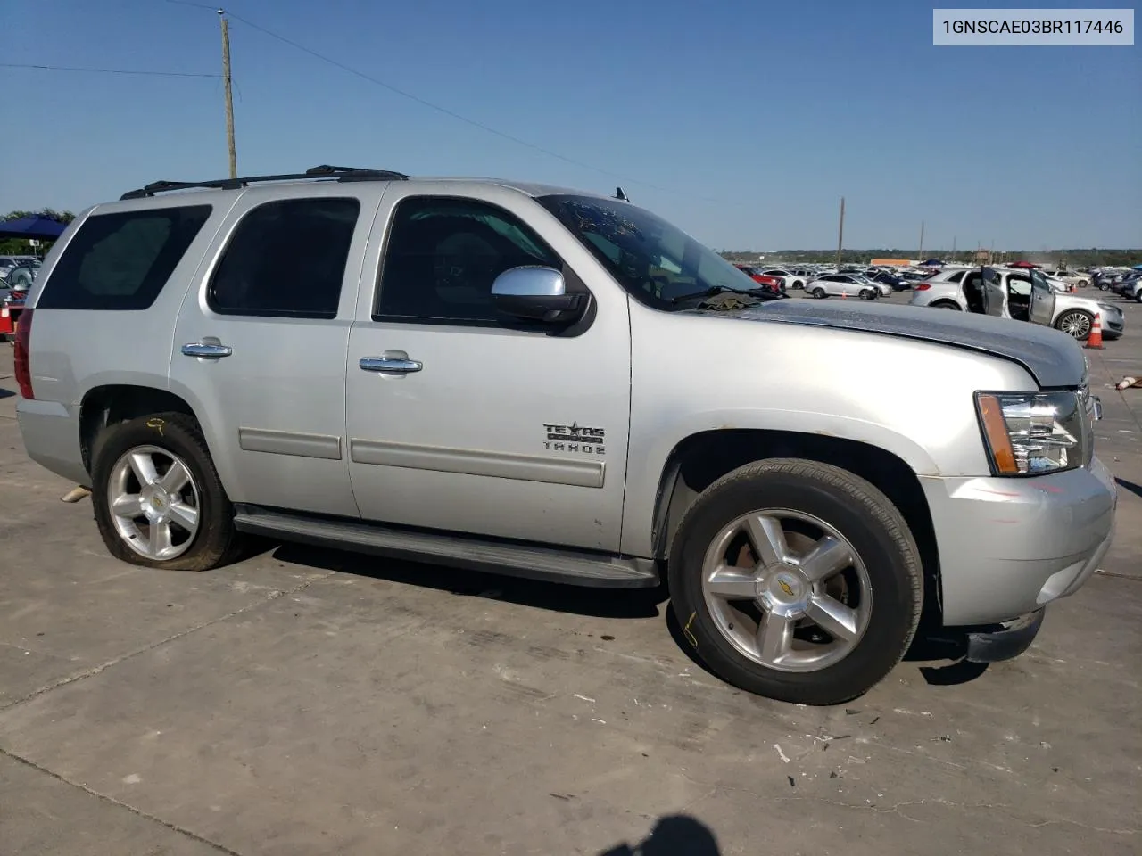 2011 Chevrolet Tahoe C1500 Ls VIN: 1GNSCAE03BR117446 Lot: 71228734