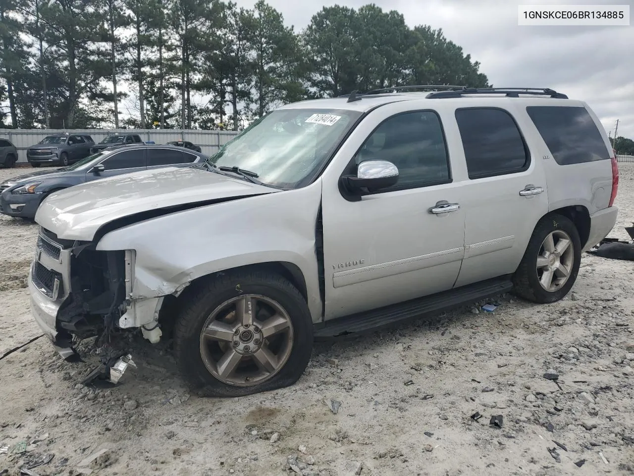 2011 Chevrolet Tahoe K1500 Ltz VIN: 1GNSKCE06BR134885 Lot: 71284014