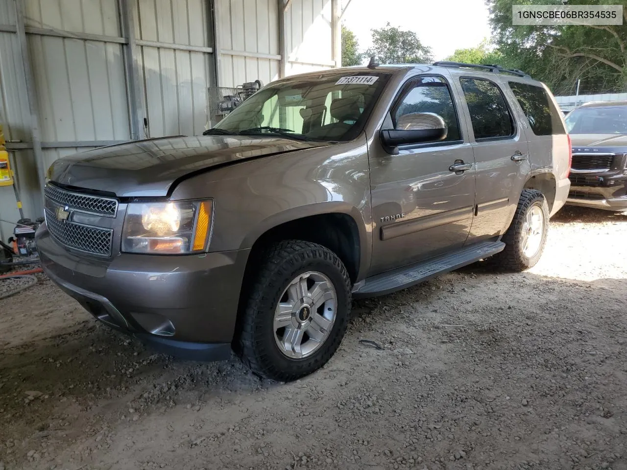 2011 Chevrolet Tahoe C1500 Lt VIN: 1GNSCBE06BR354535 Lot: 71371114