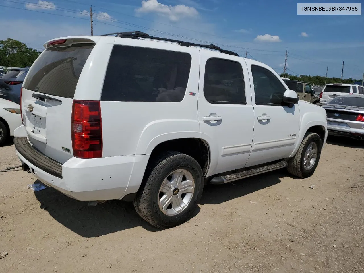 2011 Chevrolet Tahoe K1500 Lt VIN: 1GNSKBE09BR347985 Lot: 71399244