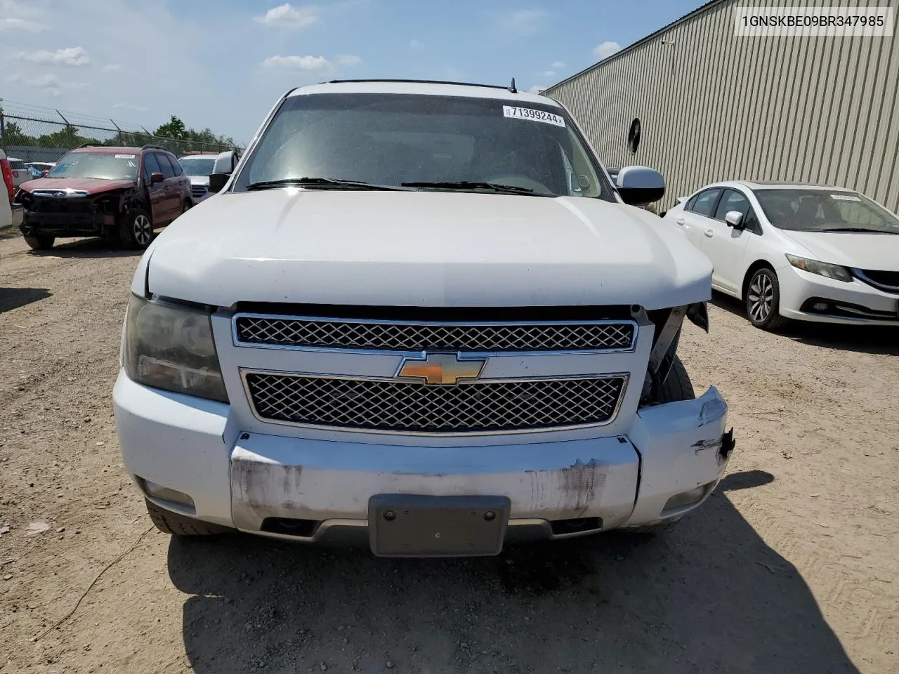 2011 Chevrolet Tahoe K1500 Lt VIN: 1GNSKBE09BR347985 Lot: 71399244