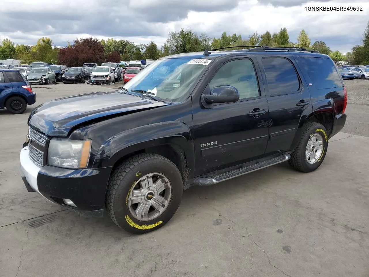 2011 Chevrolet Tahoe K1500 Lt VIN: 1GNSKBE04BR349692 Lot: 71465354