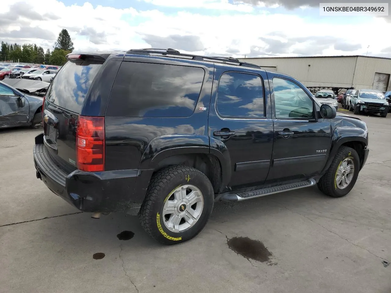 2011 Chevrolet Tahoe K1500 Lt VIN: 1GNSKBE04BR349692 Lot: 71465354