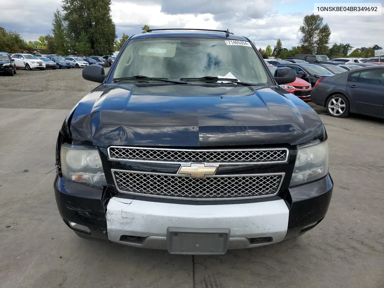 2011 Chevrolet Tahoe K1500 Lt VIN: 1GNSKBE04BR349692 Lot: 71465354