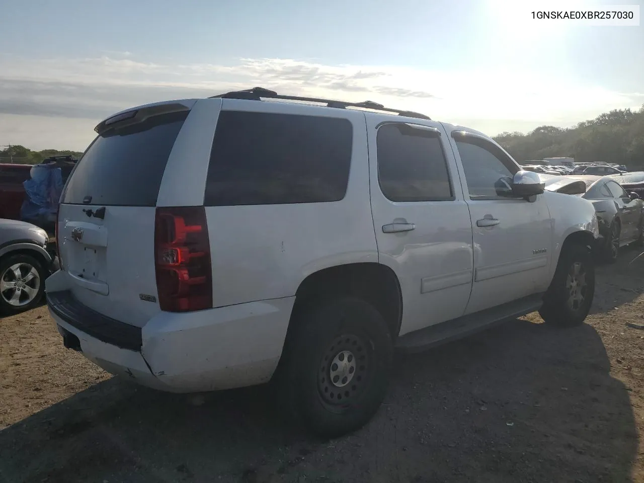 2011 Chevrolet Tahoe K1500 Ls VIN: 1GNSKAE0XBR257030 Lot: 72309804