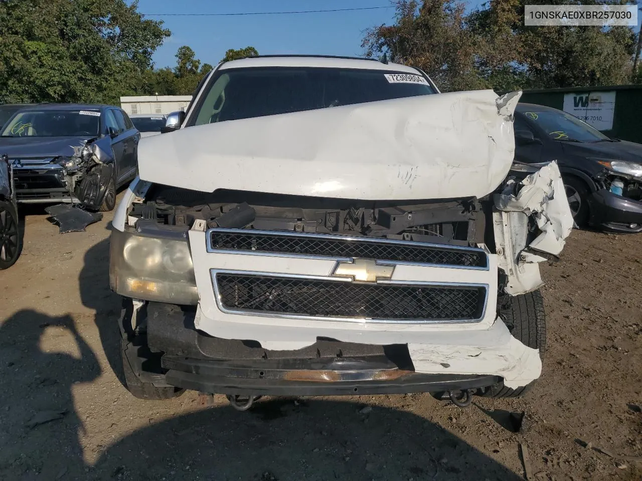 2011 Chevrolet Tahoe K1500 Ls VIN: 1GNSKAE0XBR257030 Lot: 72309804