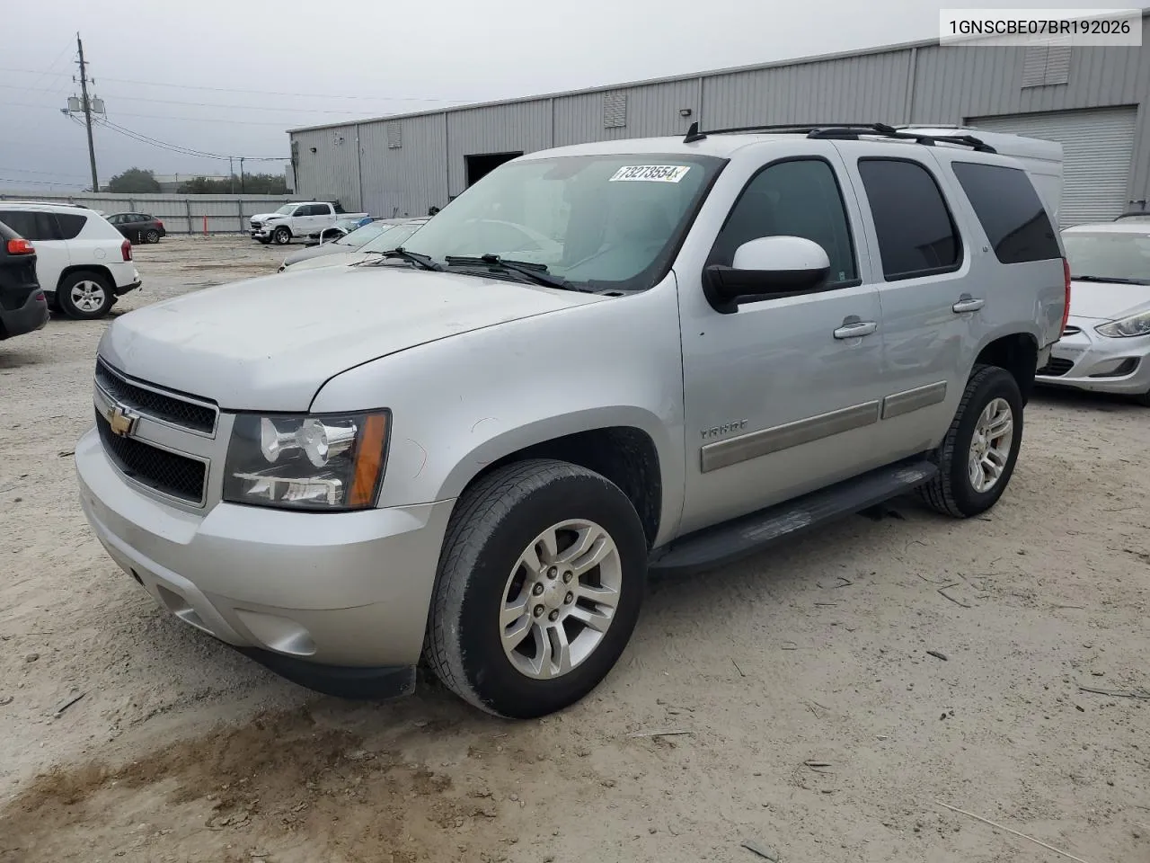 2011 Chevrolet Tahoe C1500 Lt VIN: 1GNSCBE07BR192026 Lot: 73273554