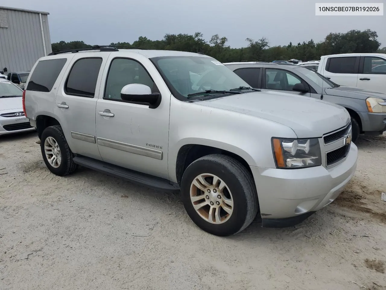 2011 Chevrolet Tahoe C1500 Lt VIN: 1GNSCBE07BR192026 Lot: 73273554