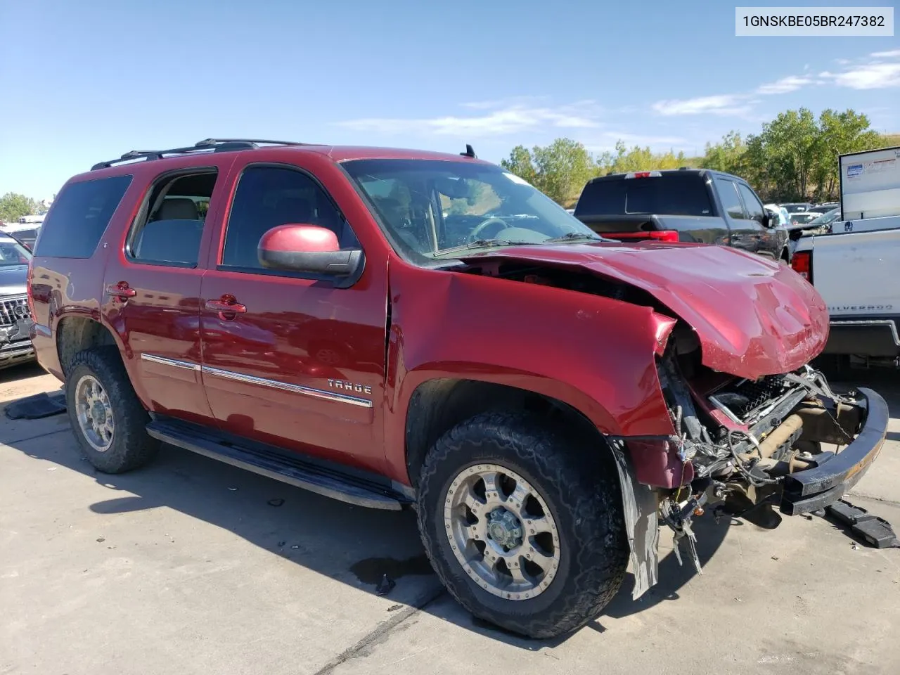 2011 Chevrolet Tahoe K1500 Lt VIN: 1GNSKBE05BR247382 Lot: 73316434