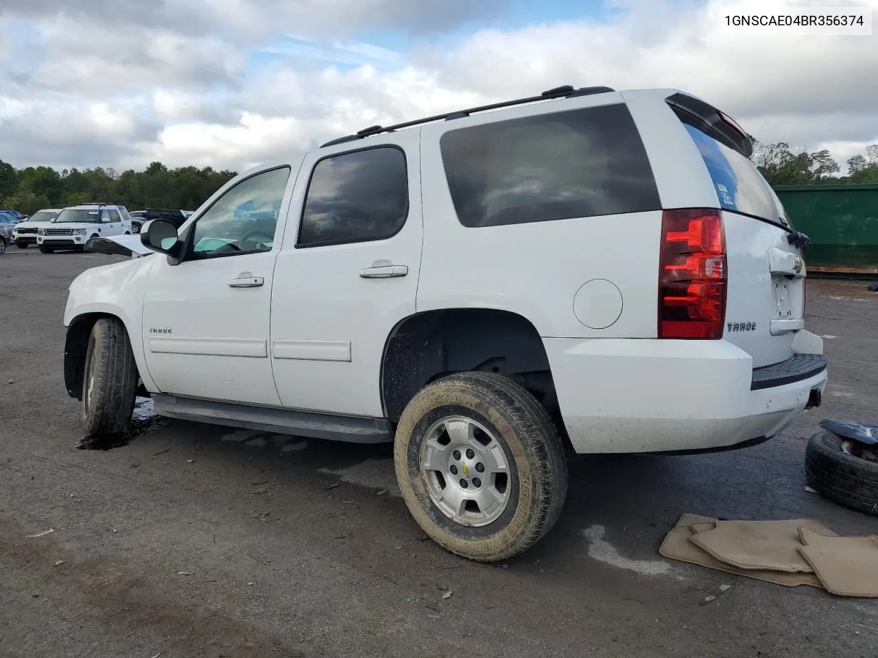 2011 Chevrolet Tahoe C1500 Ls VIN: 1GNSCAE04BR356374 Lot: 74060944