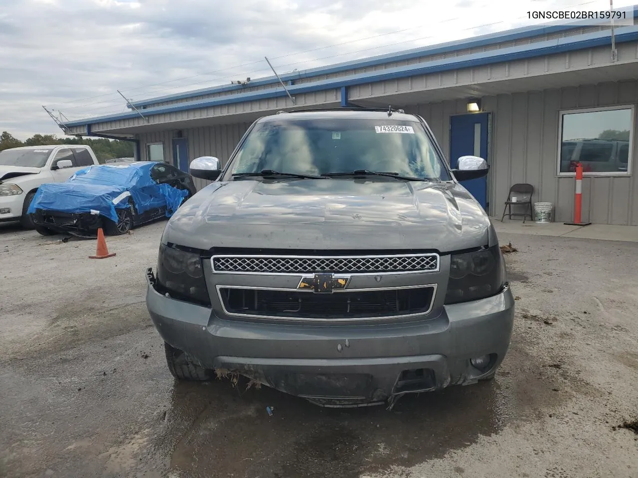 2011 Chevrolet Tahoe C1500 Lt VIN: 1GNSCBE02BR159791 Lot: 74320624