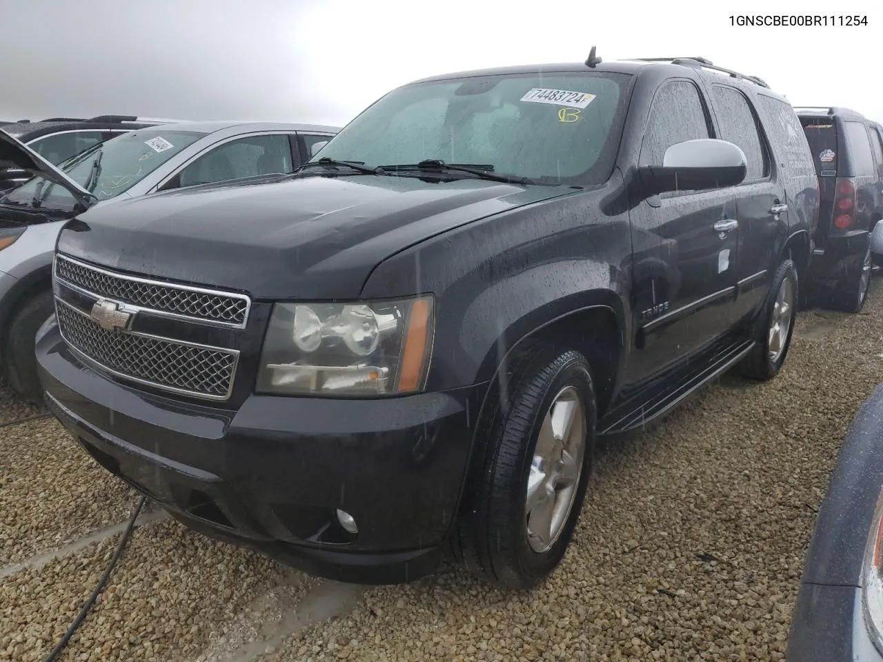 2011 Chevrolet Tahoe C1500 Lt VIN: 1GNSCBE00BR111254 Lot: 74483724