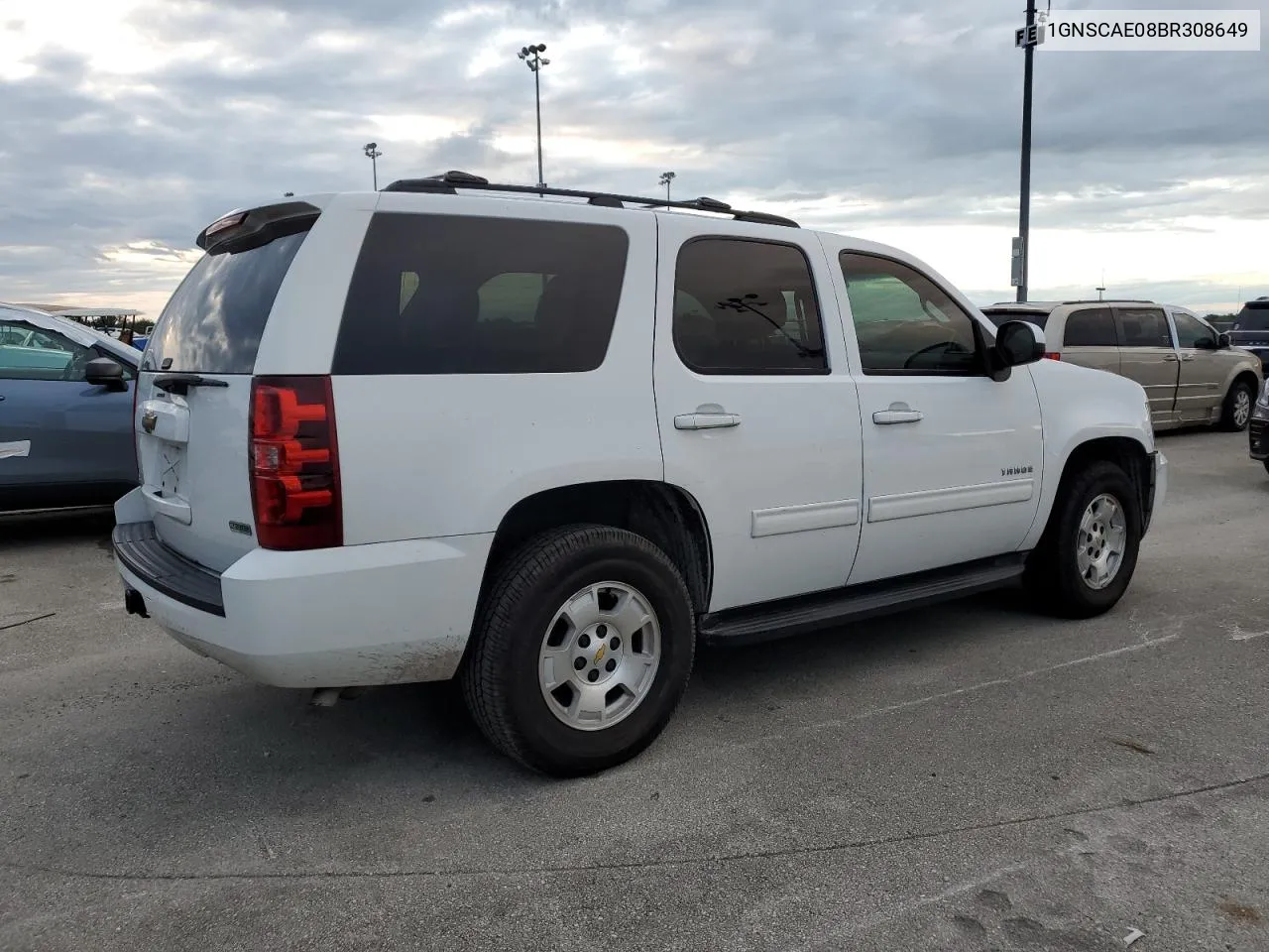 2011 Chevrolet Tahoe C1500 Ls VIN: 1GNSCAE08BR308649 Lot: 74784674