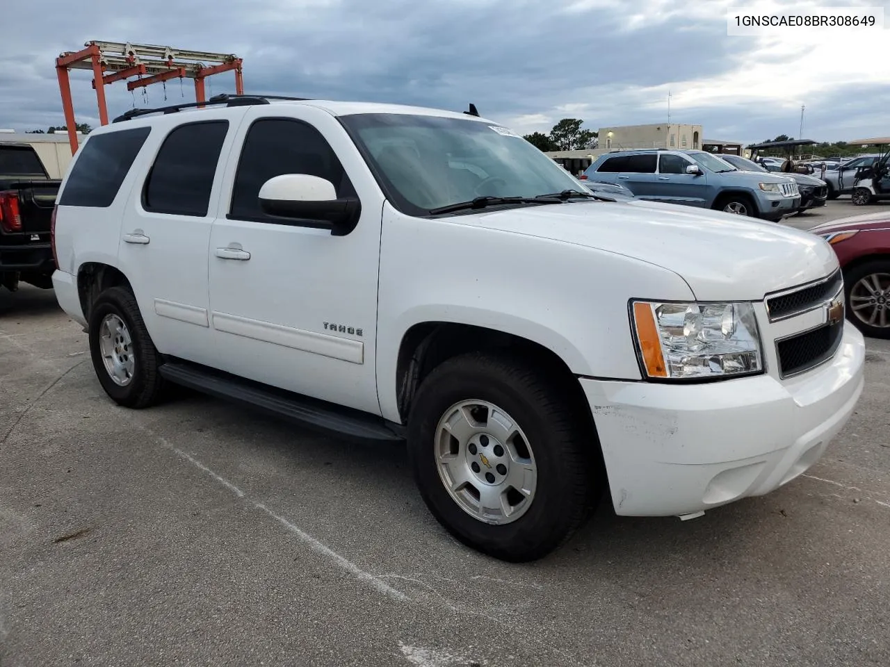 2011 Chevrolet Tahoe C1500 Ls VIN: 1GNSCAE08BR308649 Lot: 74784674