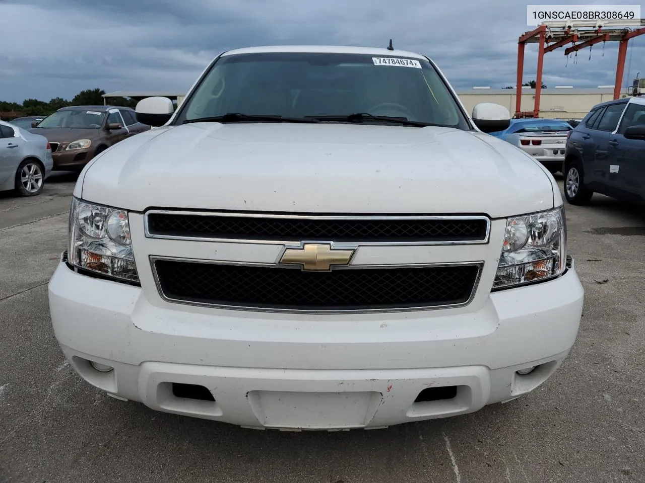 2011 Chevrolet Tahoe C1500 Ls VIN: 1GNSCAE08BR308649 Lot: 74784674