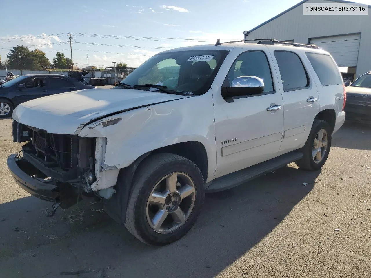 2011 Chevrolet Tahoe C1500 Ls VIN: 1GNSCAE01BR373116 Lot: 74933174