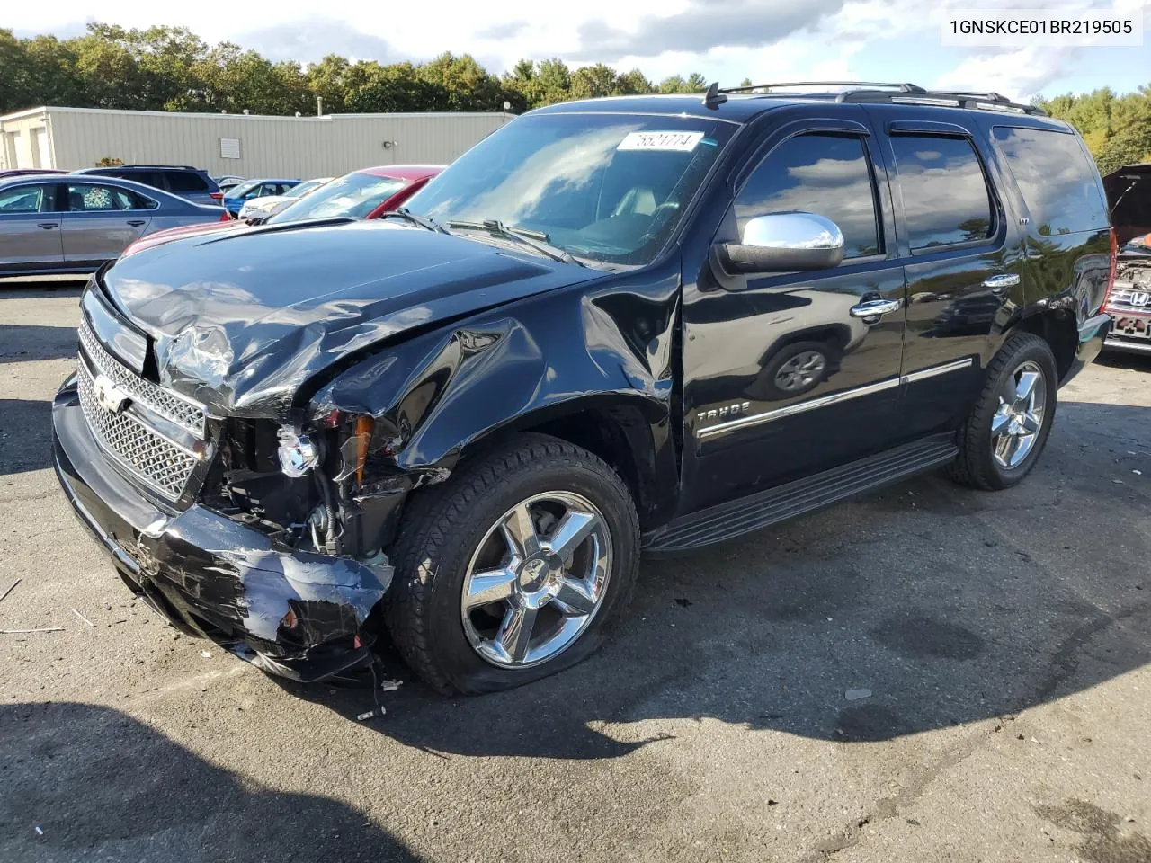 2011 Chevrolet Tahoe K1500 Ltz VIN: 1GNSKCE01BR219505 Lot: 75521774