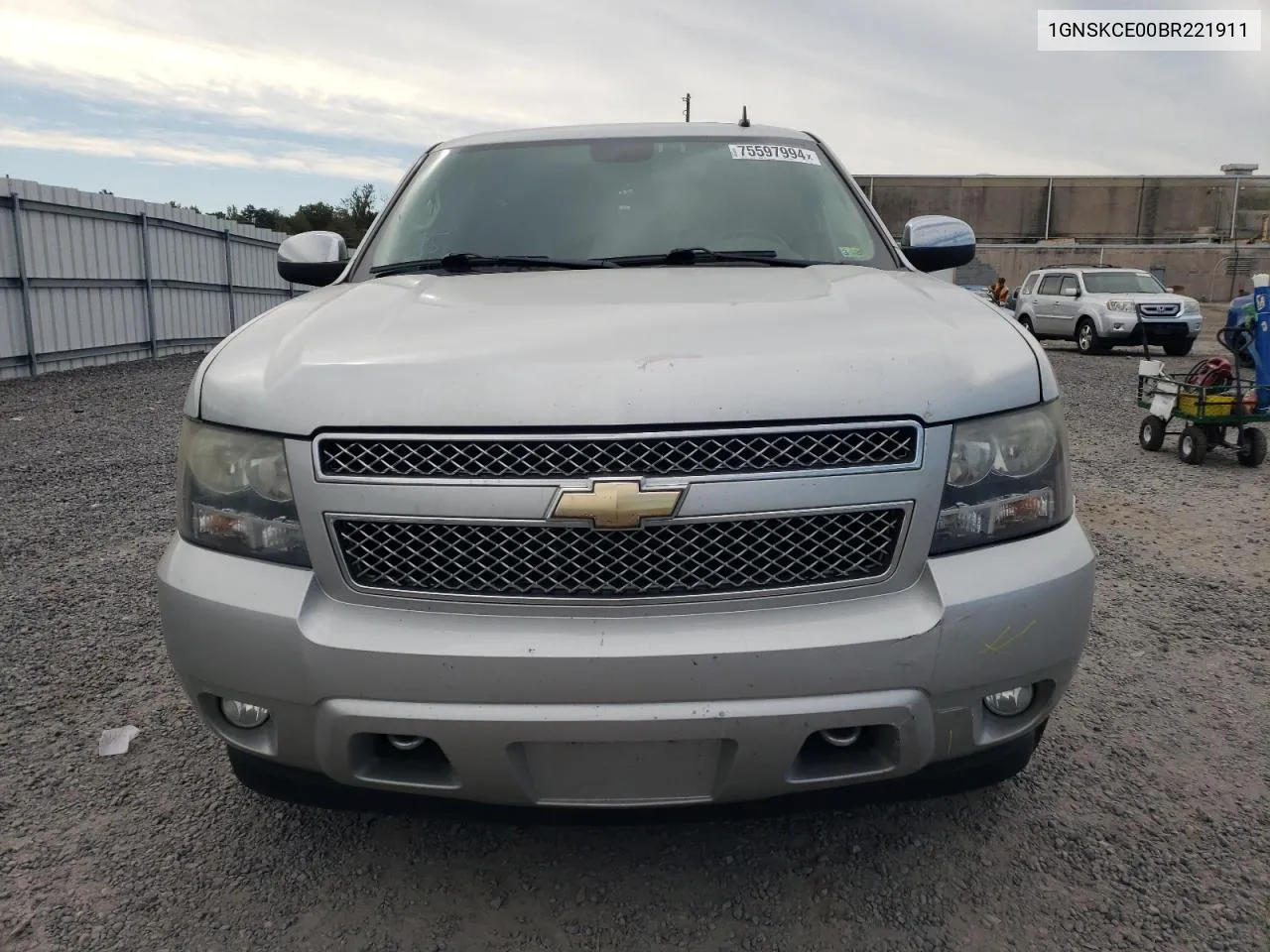 2011 Chevrolet Tahoe K1500 Ltz VIN: 1GNSKCE00BR221911 Lot: 75597994