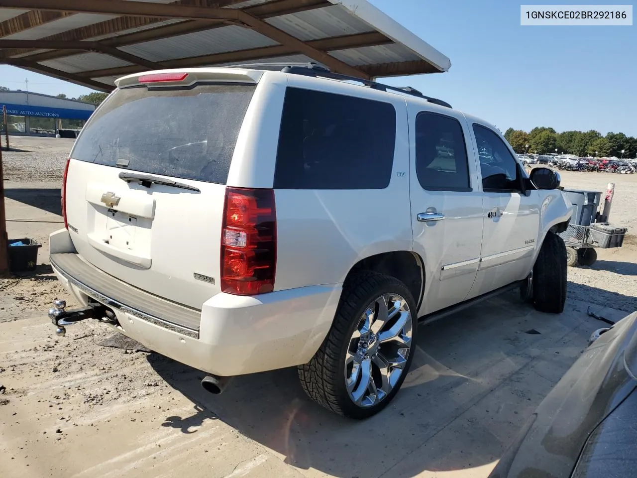 2011 Chevrolet Tahoe K1500 Ltz VIN: 1GNSKCE02BR292186 Lot: 76103404