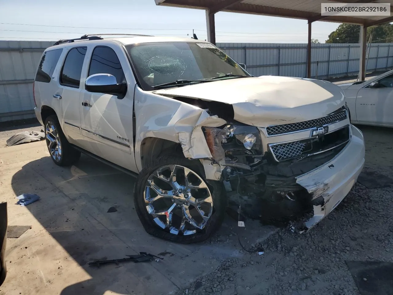 2011 Chevrolet Tahoe K1500 Ltz VIN: 1GNSKCE02BR292186 Lot: 76103404