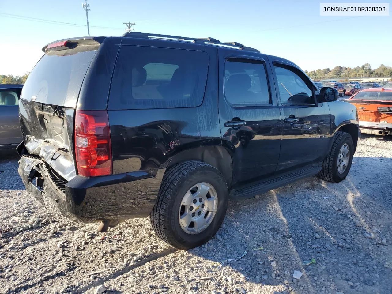 2011 Chevrolet Tahoe K1500 Ls VIN: 1GNSKAE01BR308303 Lot: 76412294